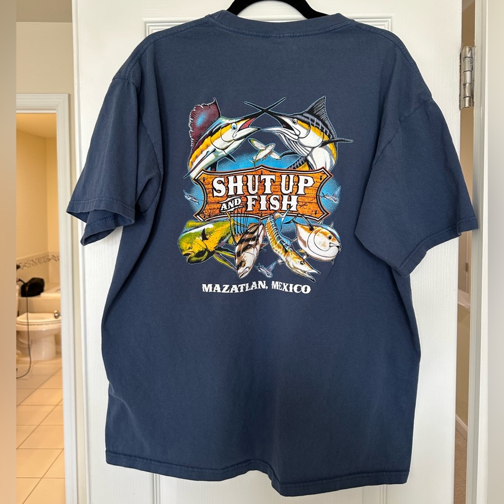 Shut Up and Fish Mazatlan, Mexico T Shirt